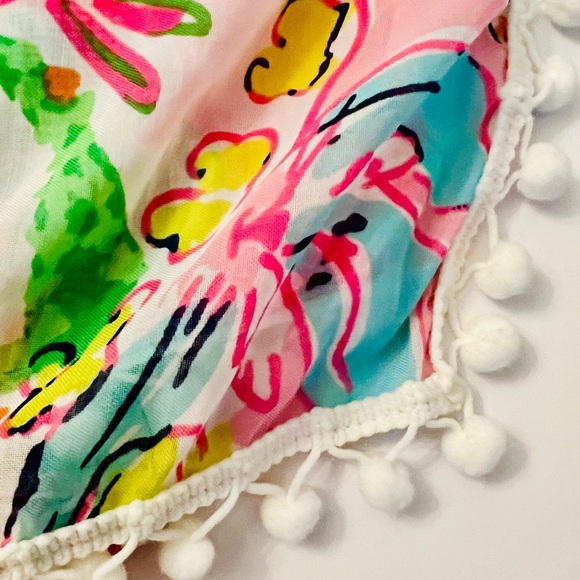 NWT LILLY PULITZER TARGET 20TH ANNIV COLLECTION DRESS & SCARF SET NOSEY POSEY! - Picture 4 of 10